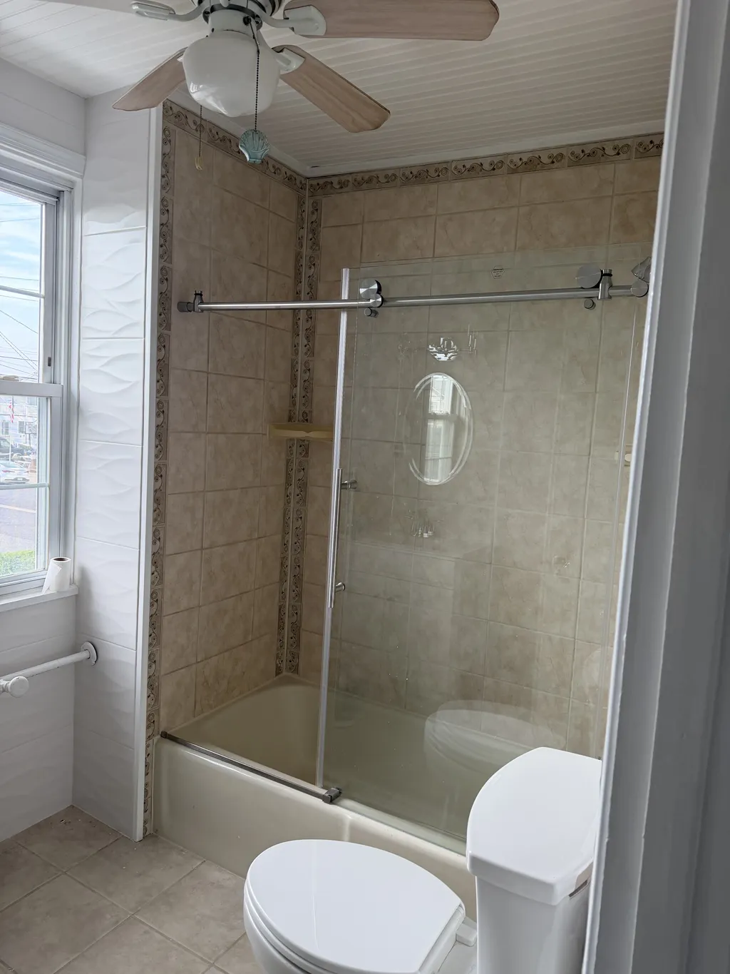 Upstairs bath area