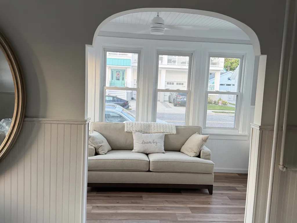Family room view from the sunroom 