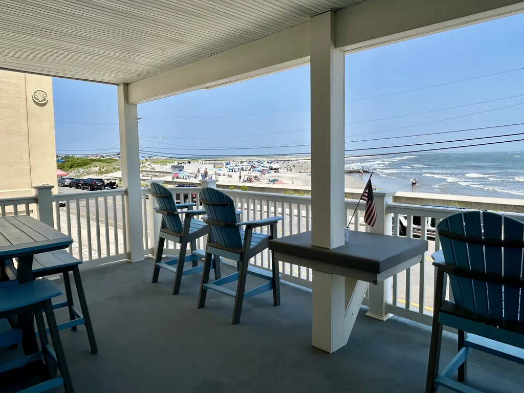 just steps from the beach