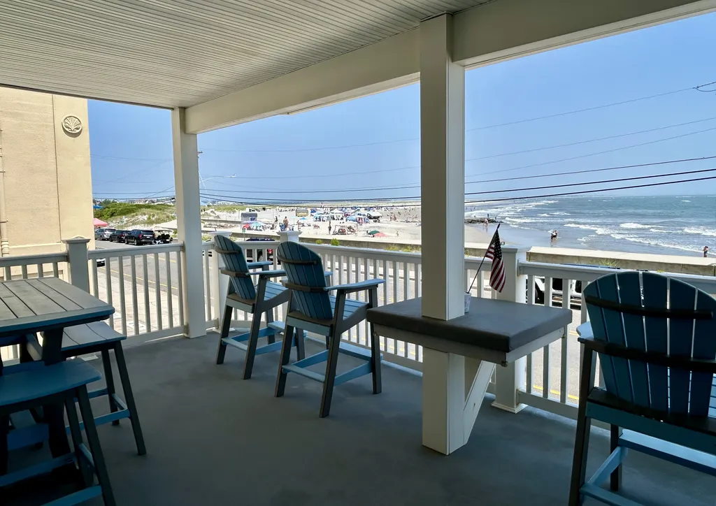 just steps from the beach