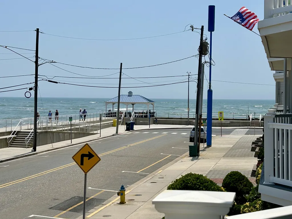 watch the dolphins from the gazebo