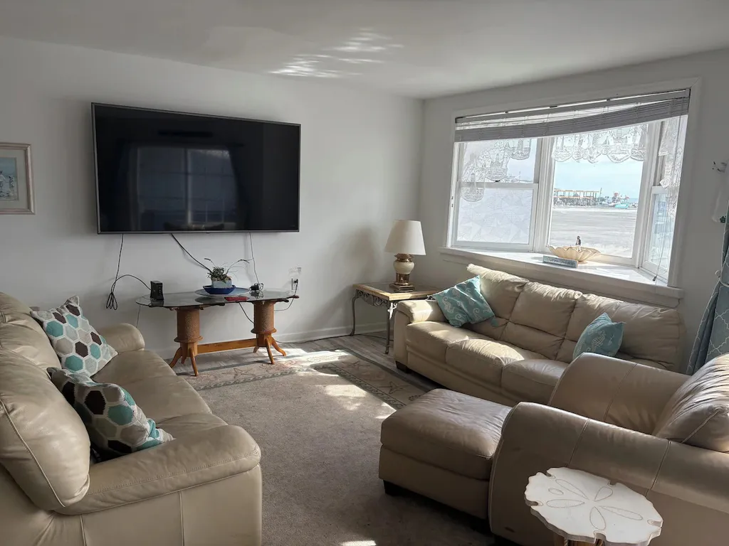 beach views from living area