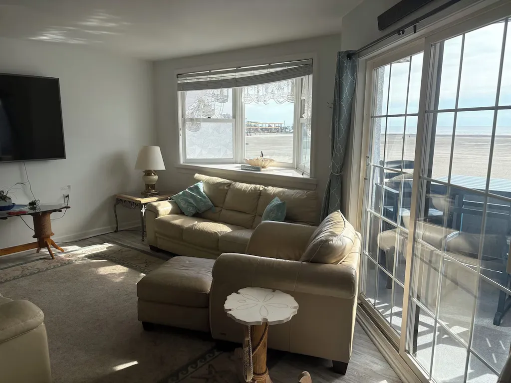 beach views from living area