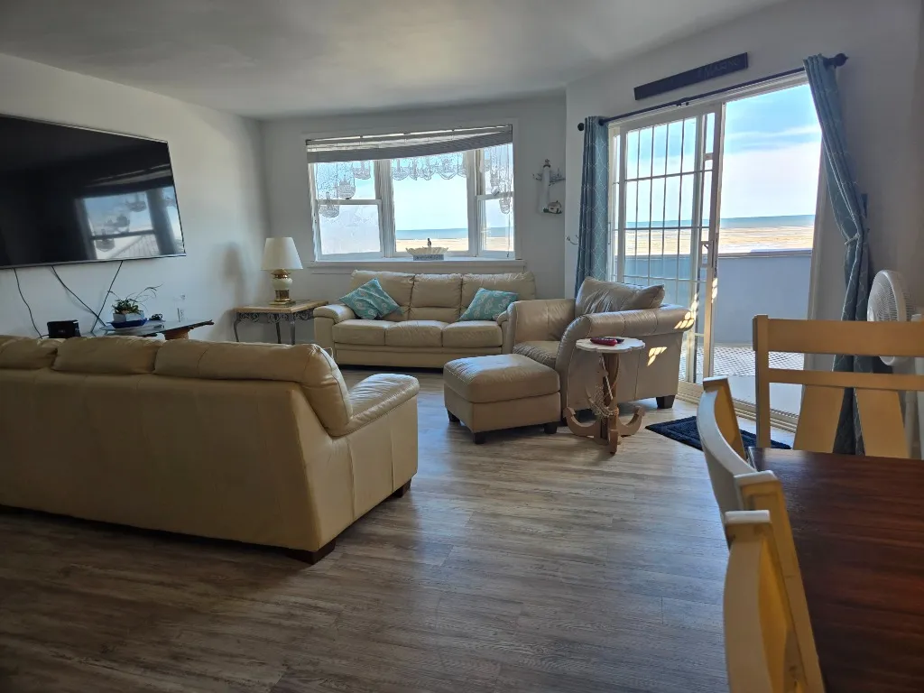 beach views from living area