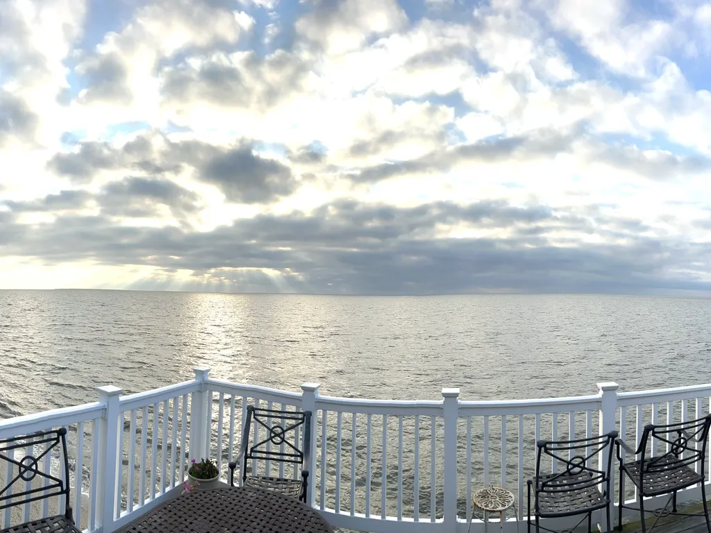panoramic view from the deck