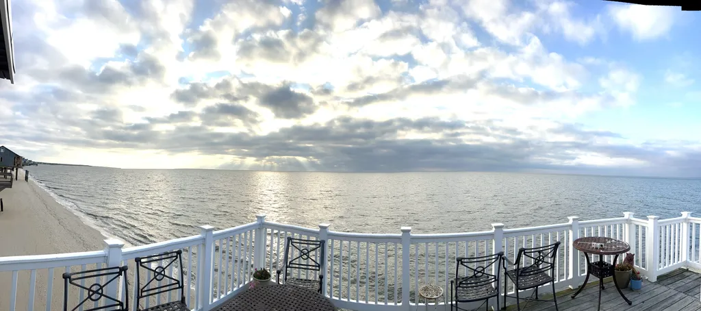 panoramic view from the deck