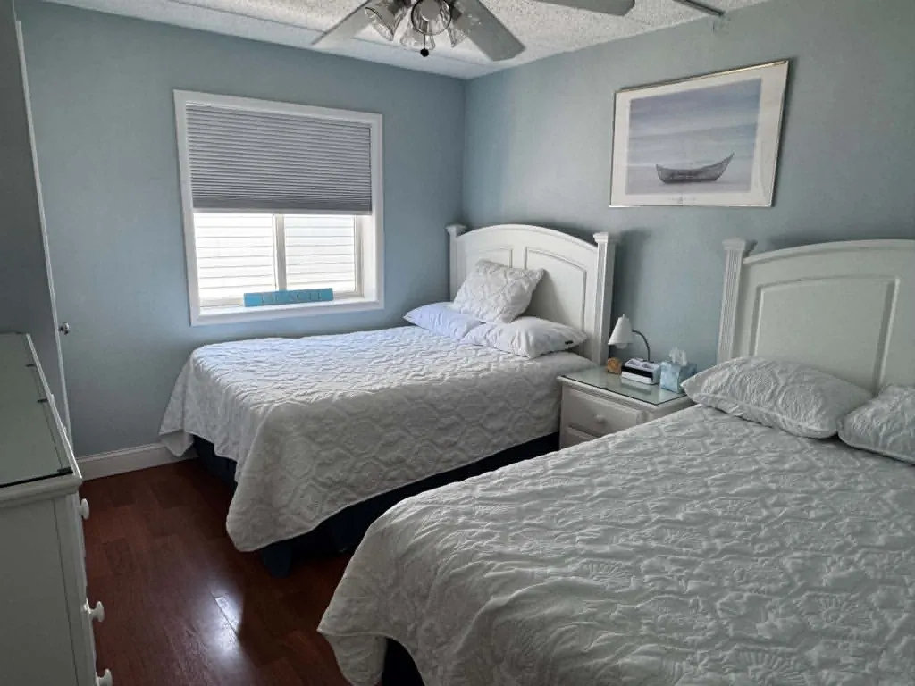1st Bedroom has 2 full size beds and a smart TV