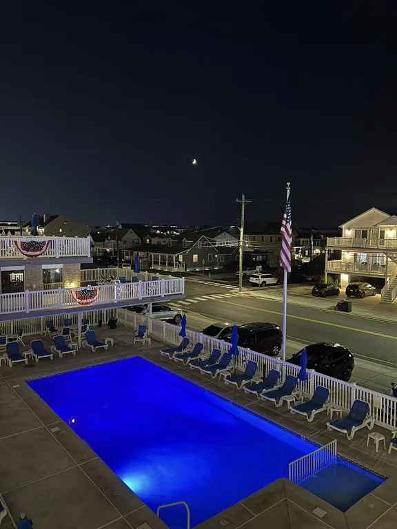 Check out the fireworks from the outdoor patio