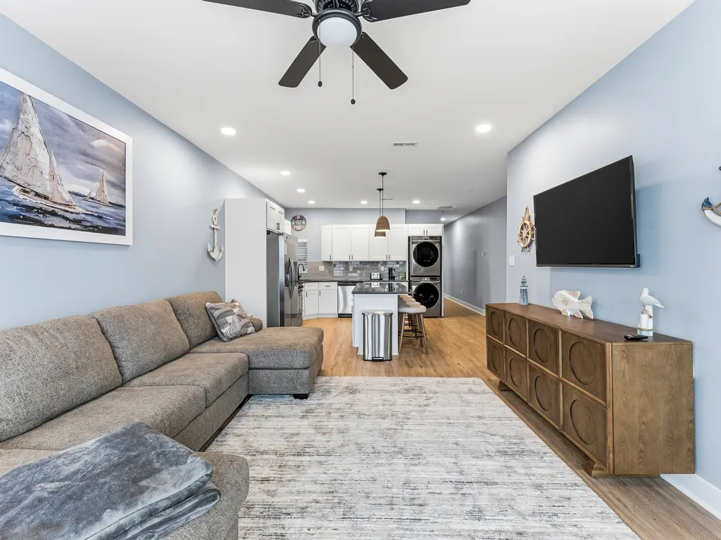 Living room with full sleeper