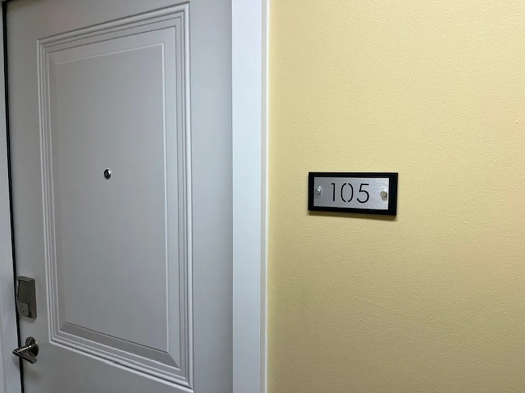 Interior entrance door