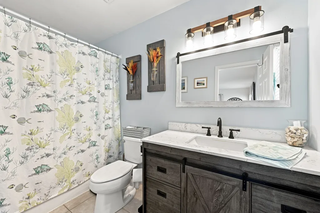 Second floor primary bathroom