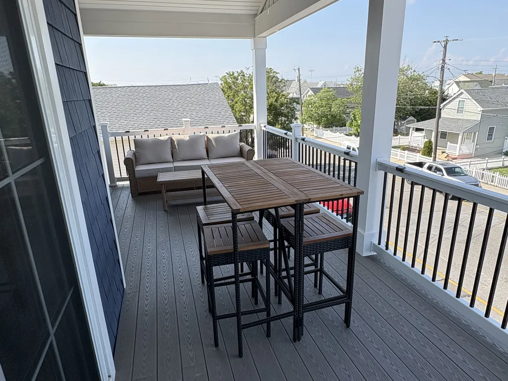 Deck seating for all guests 