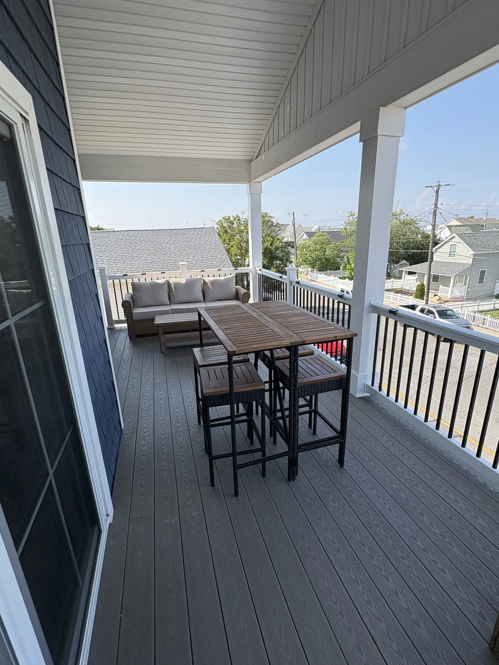 Deck seating for all guests 