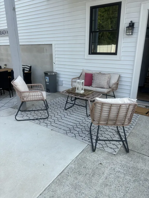 Outdoor seating area