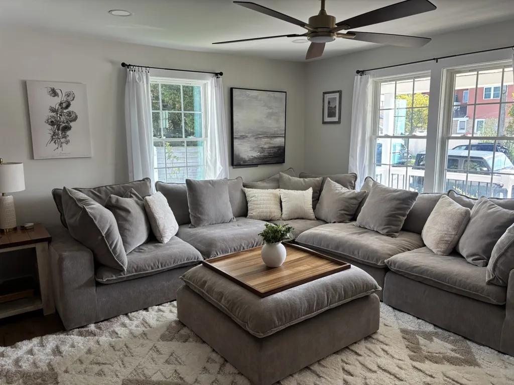 Large living room sofa