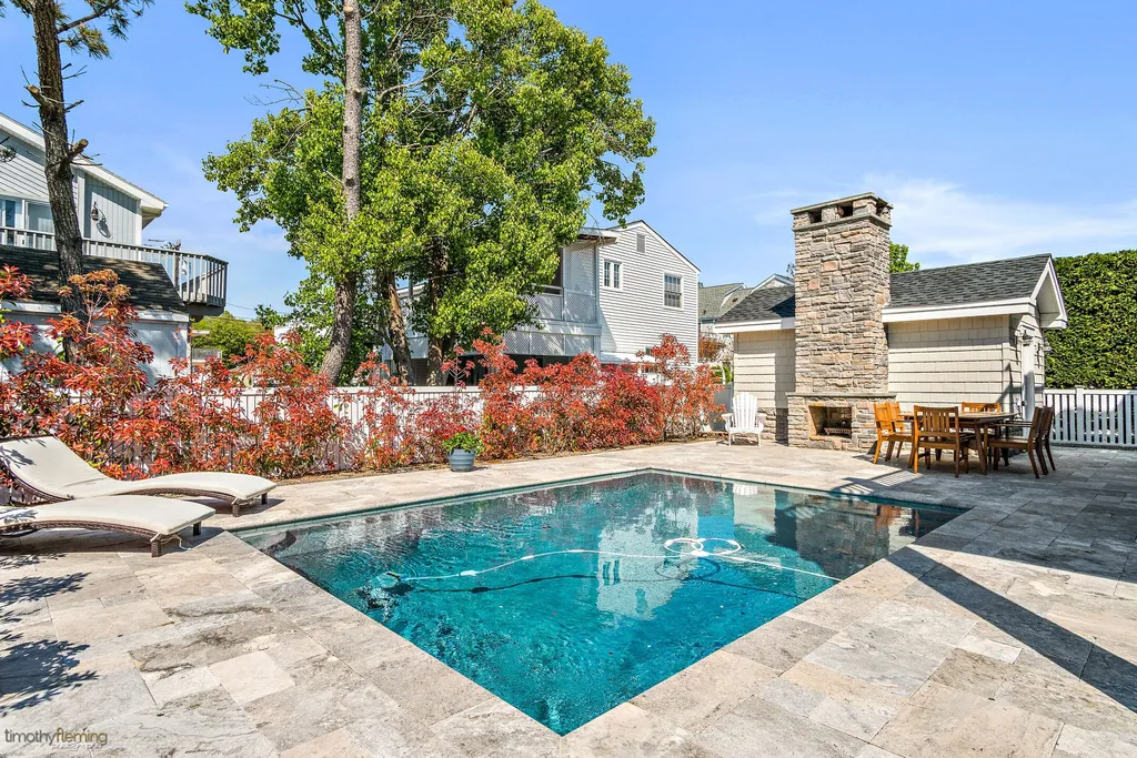 Backyard Pool &amp;amp; Fireplace