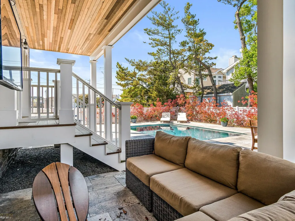 Backyard Pool, Sofa &amp;amp; TV