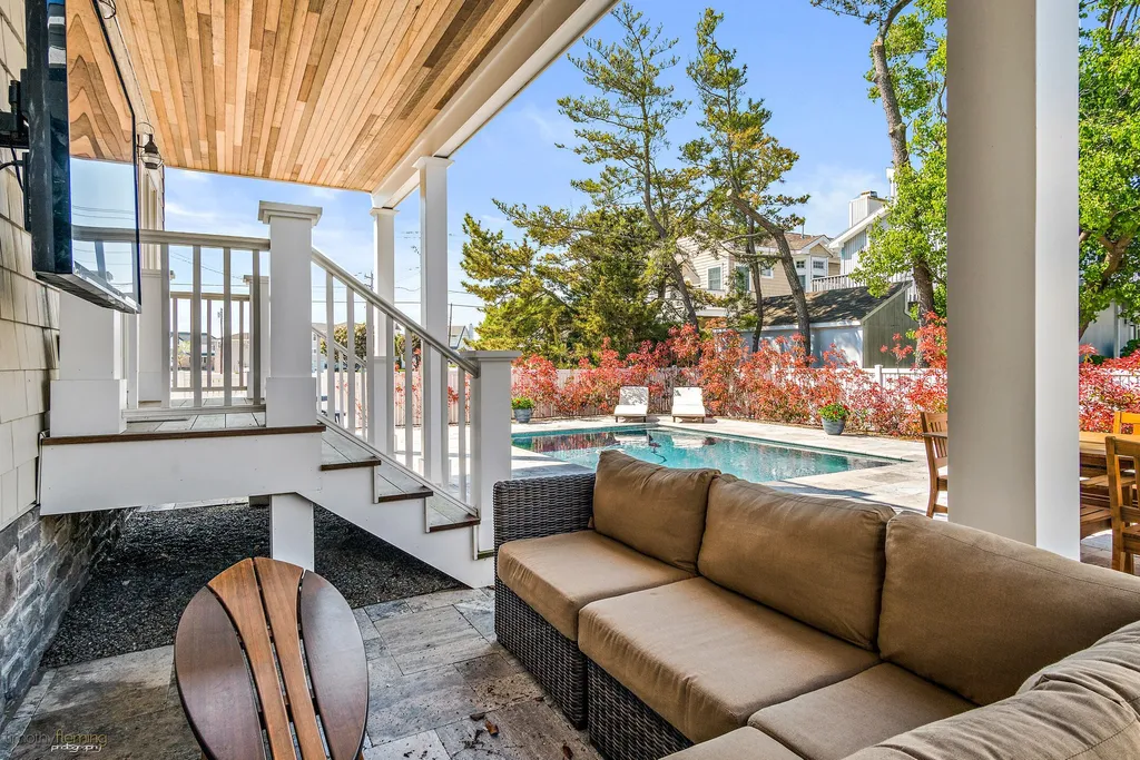Backyard Pool, Sofa &amp;amp; TV