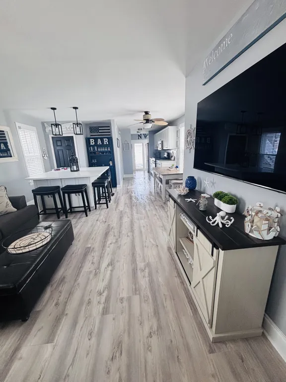 Living Room and Island 