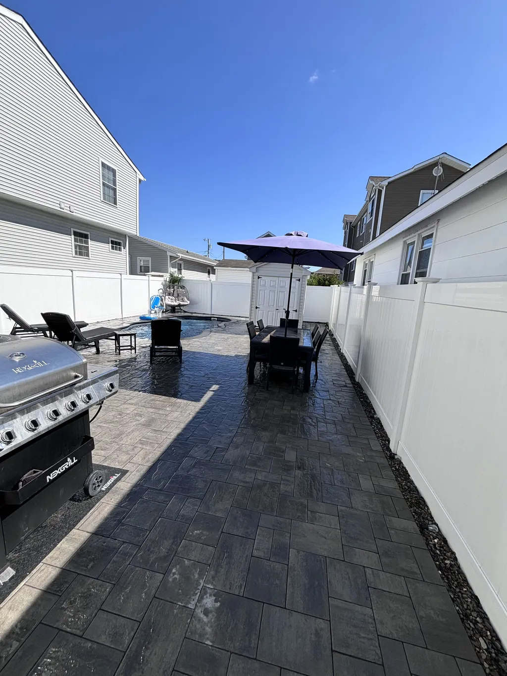 Outdoor Grill and shed 
