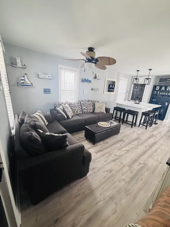 Living room with sleeper sofa 
