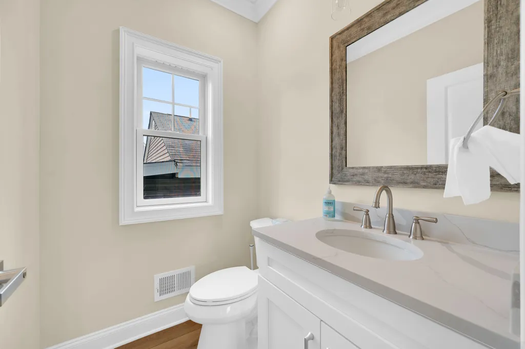 Main floor powder room