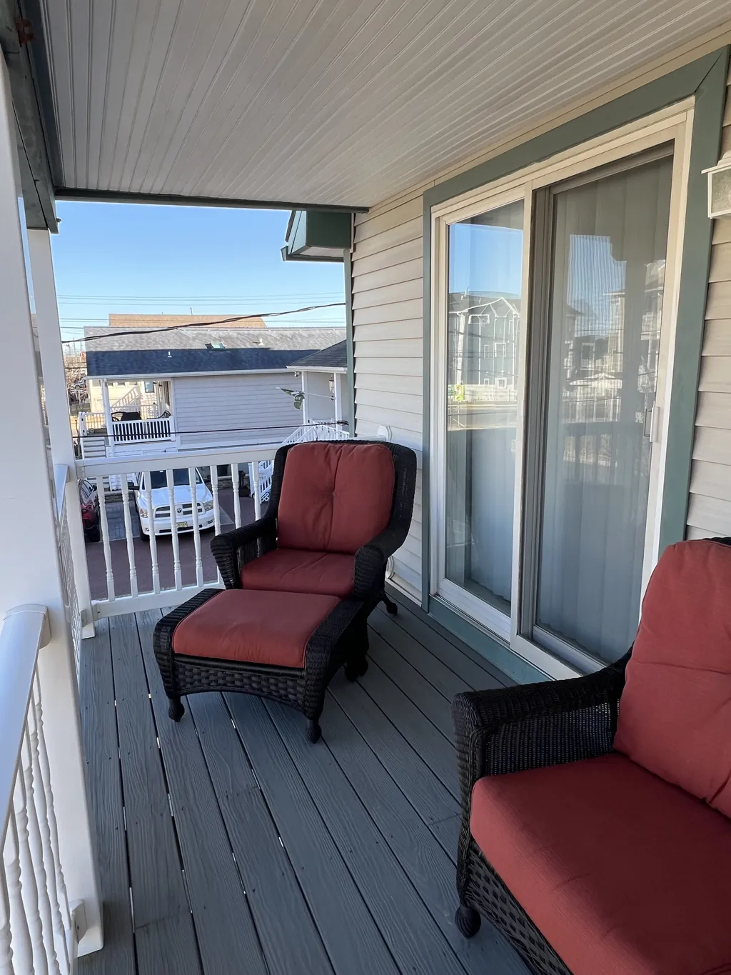 Great Mornings Start with Coffee outside your Bedroom Deck!