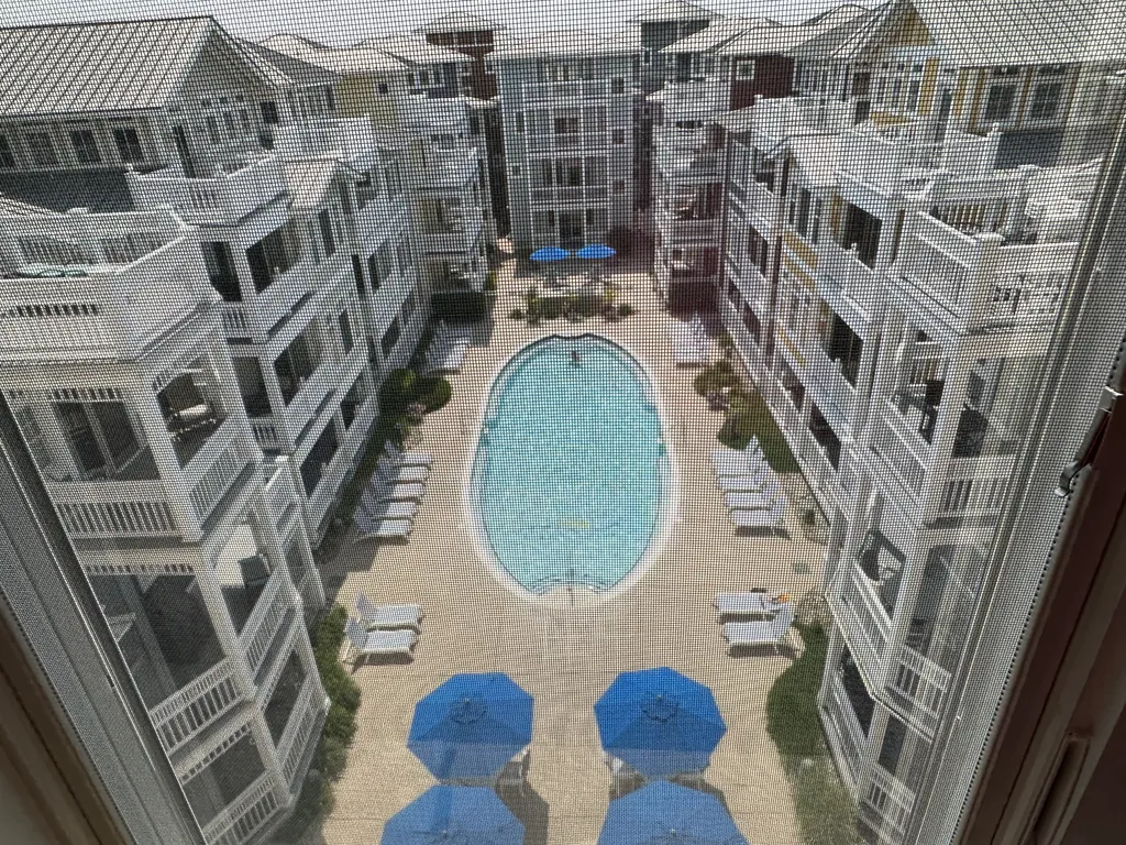 Pool Area - new chairs and tables.