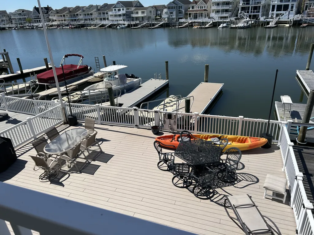 Deck on water