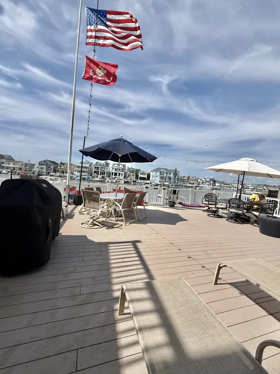 Deck on water