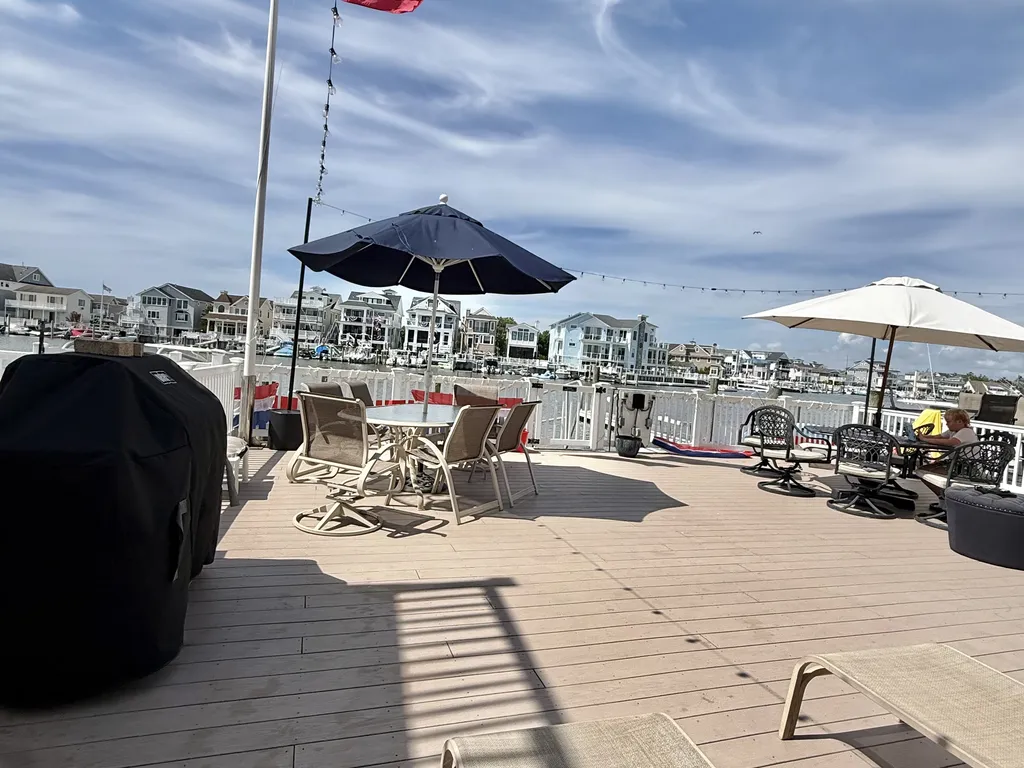 Deck on water