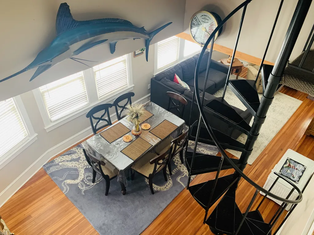 view from loft