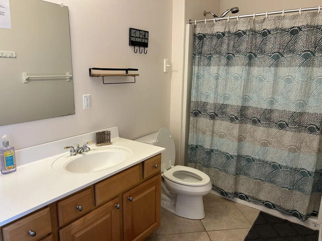 Master bath with double sink