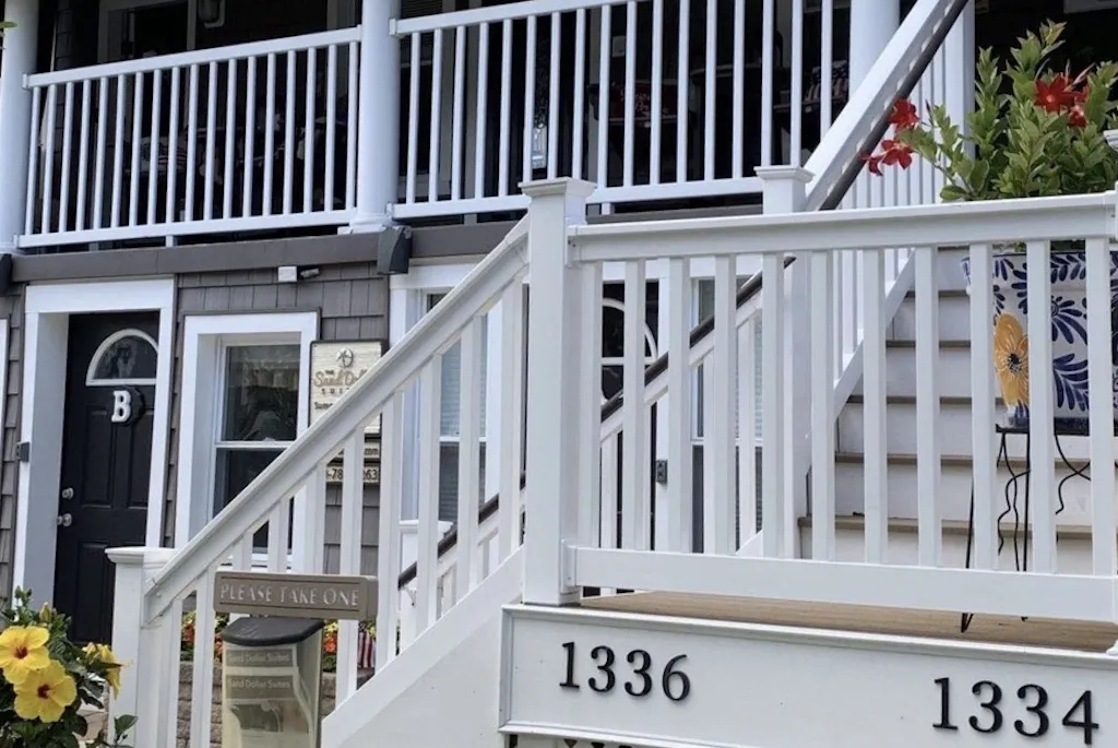 Front stairs to porch