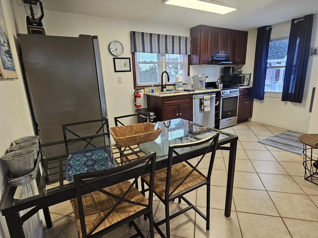Kitchen and dining area
