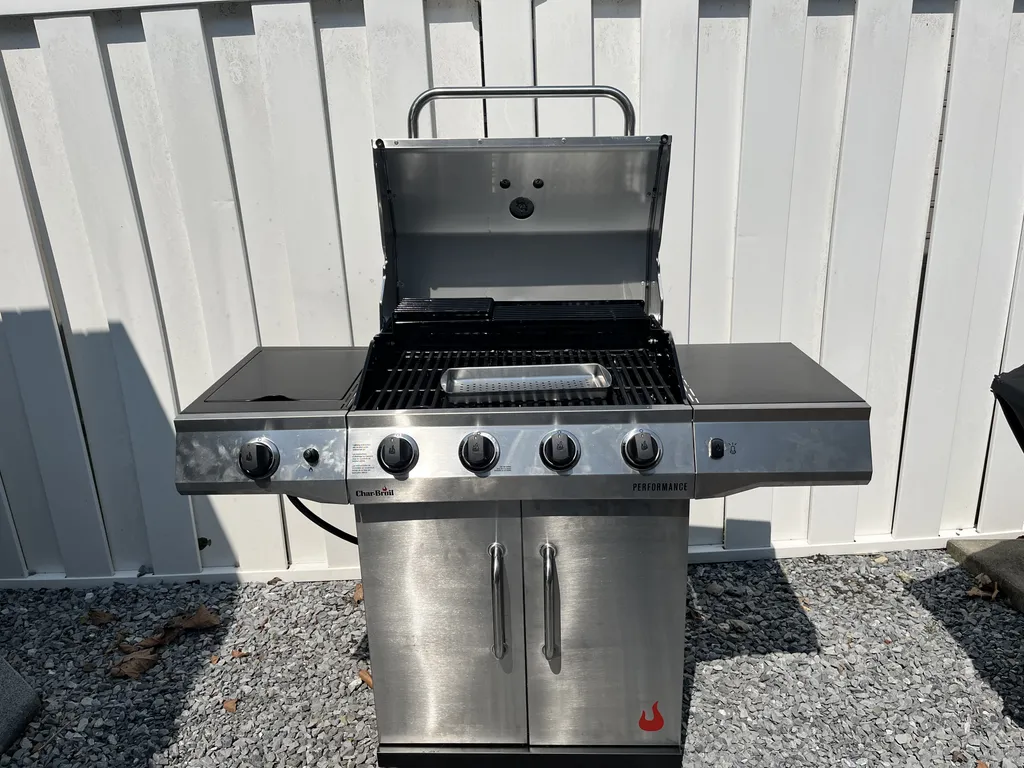Grilling in back, specific to our unit. 