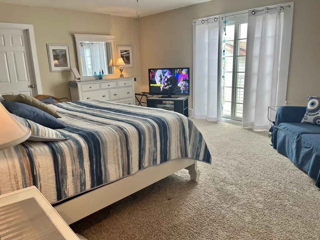 Private balcony and flat screen 