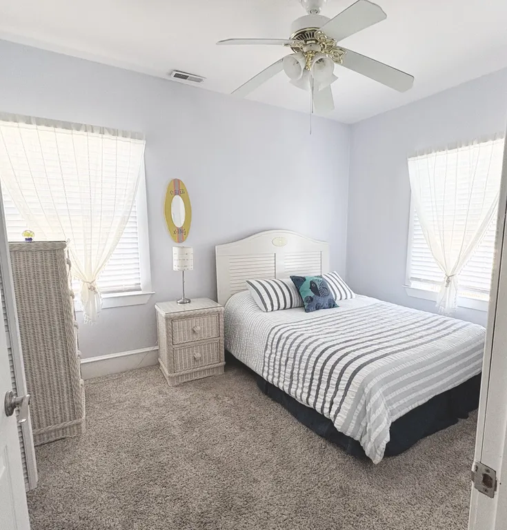 queen size bed and flat screen