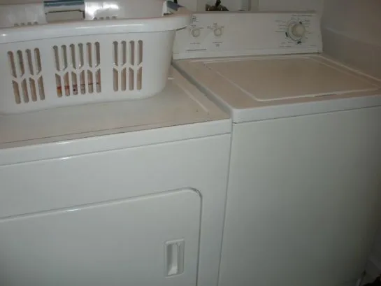 Laundry room  large top loader washer
