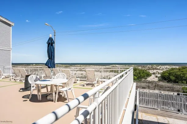 Entrance to Boardwalk &amp;amp; Beach from Pool Deck