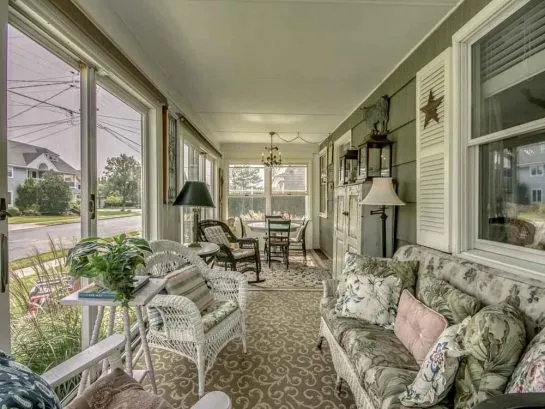 First floor sun porch