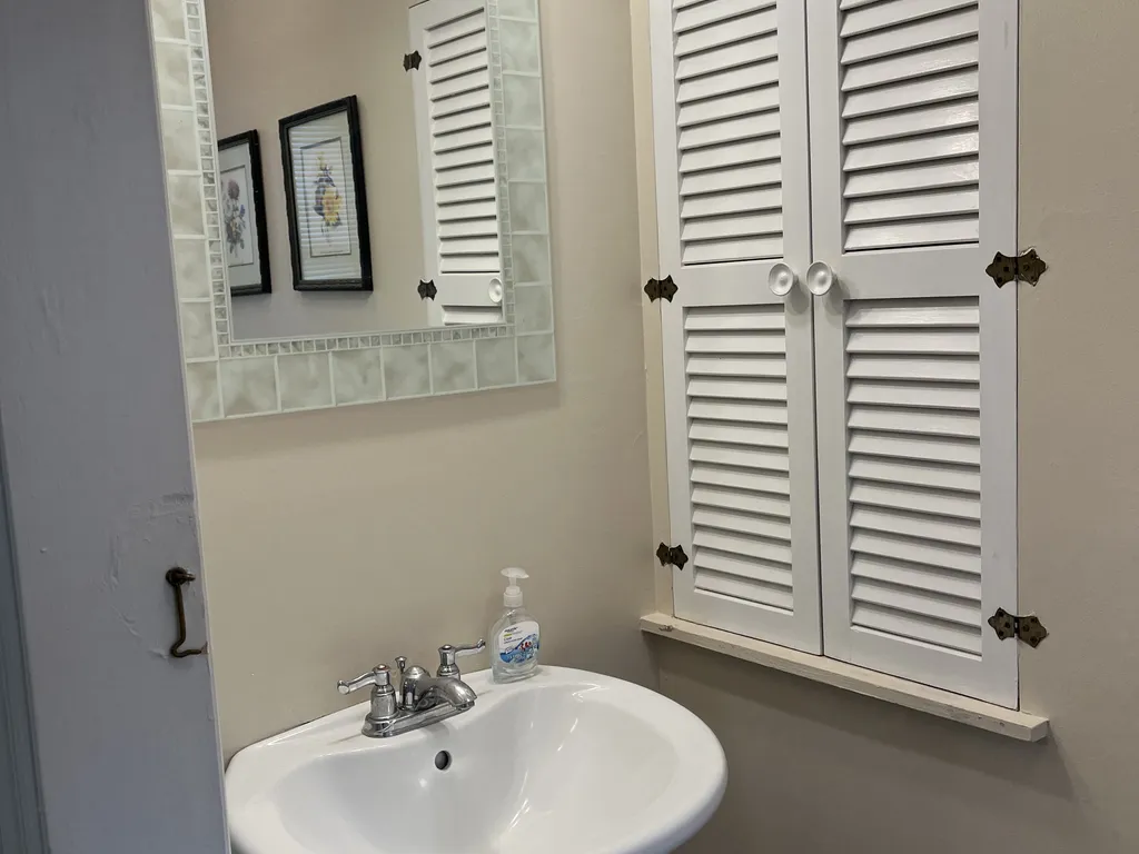Downstairs Powder Room off  Dining Room/Kitchen