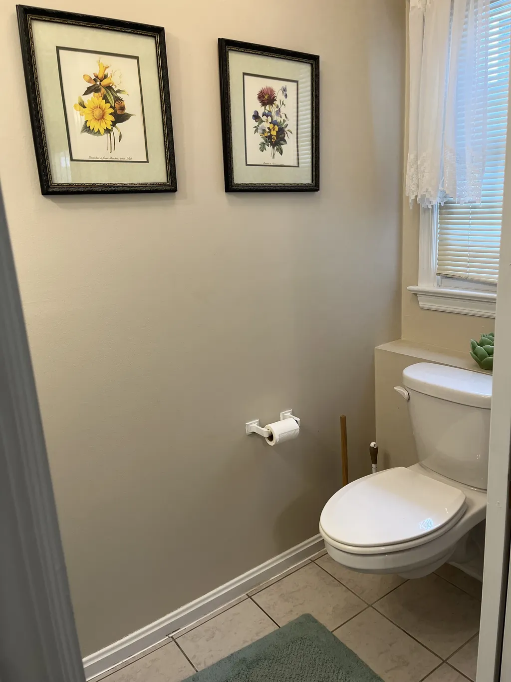 Downstairs Powder Room off Dining Room/Kitchen