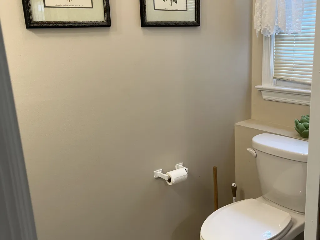 Downstairs Powder Room off Dining Room/Kitchen