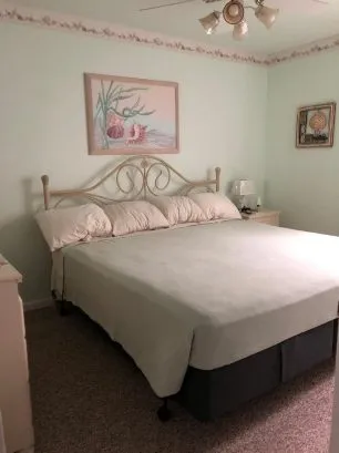 Bedroom #2.  New king size bed