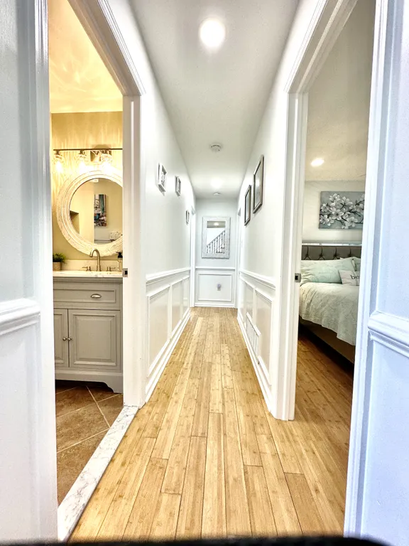 King bedroom #2 on right/Hall bath on left/ down hall on left is Master and on right is bunk room #3