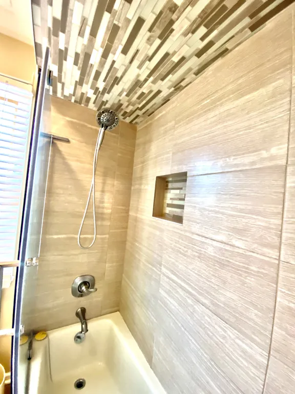 shower in hall bath