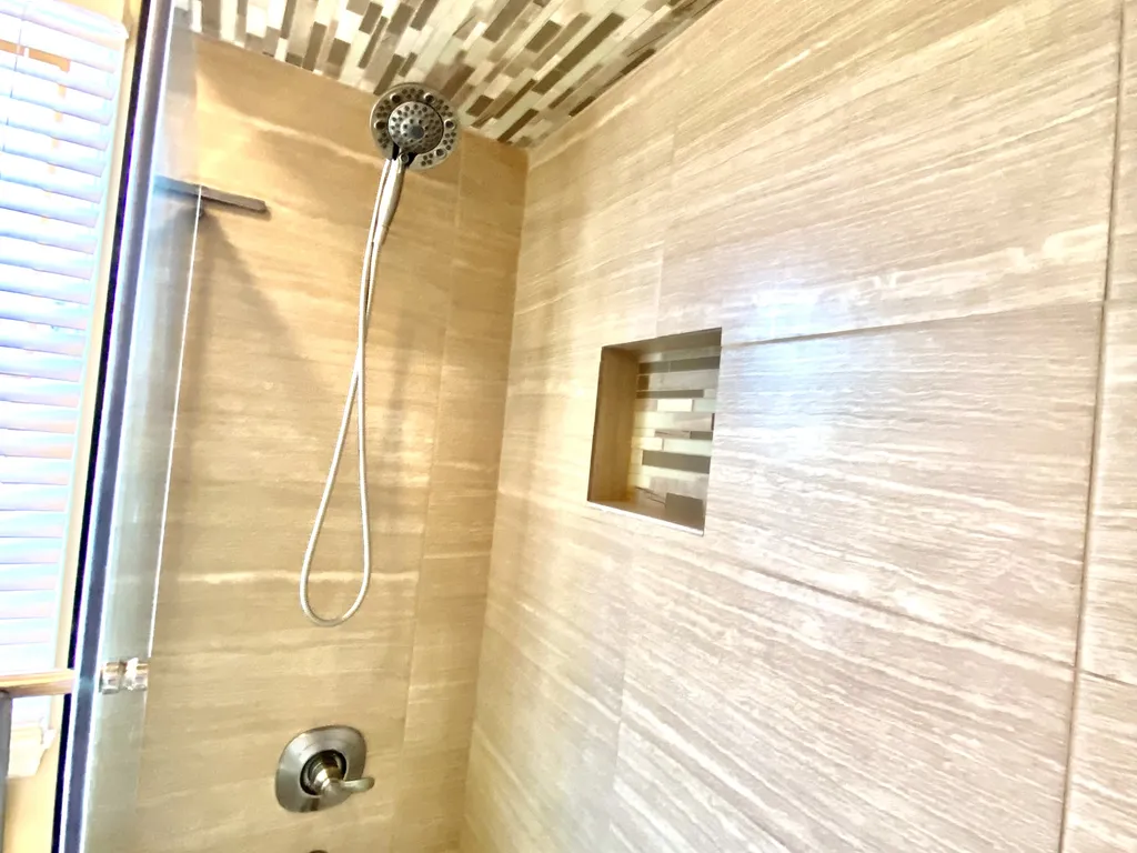 shower in hall bath