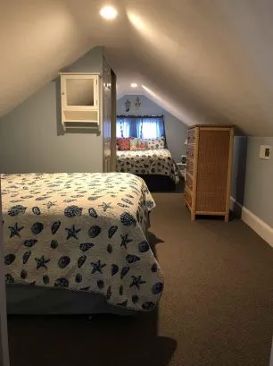 Loft bedroom king and queen