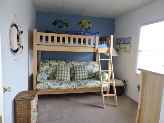 Bottom is a Queen bed